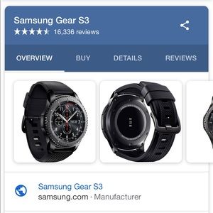 Samsung S3 Gear Smartwatch